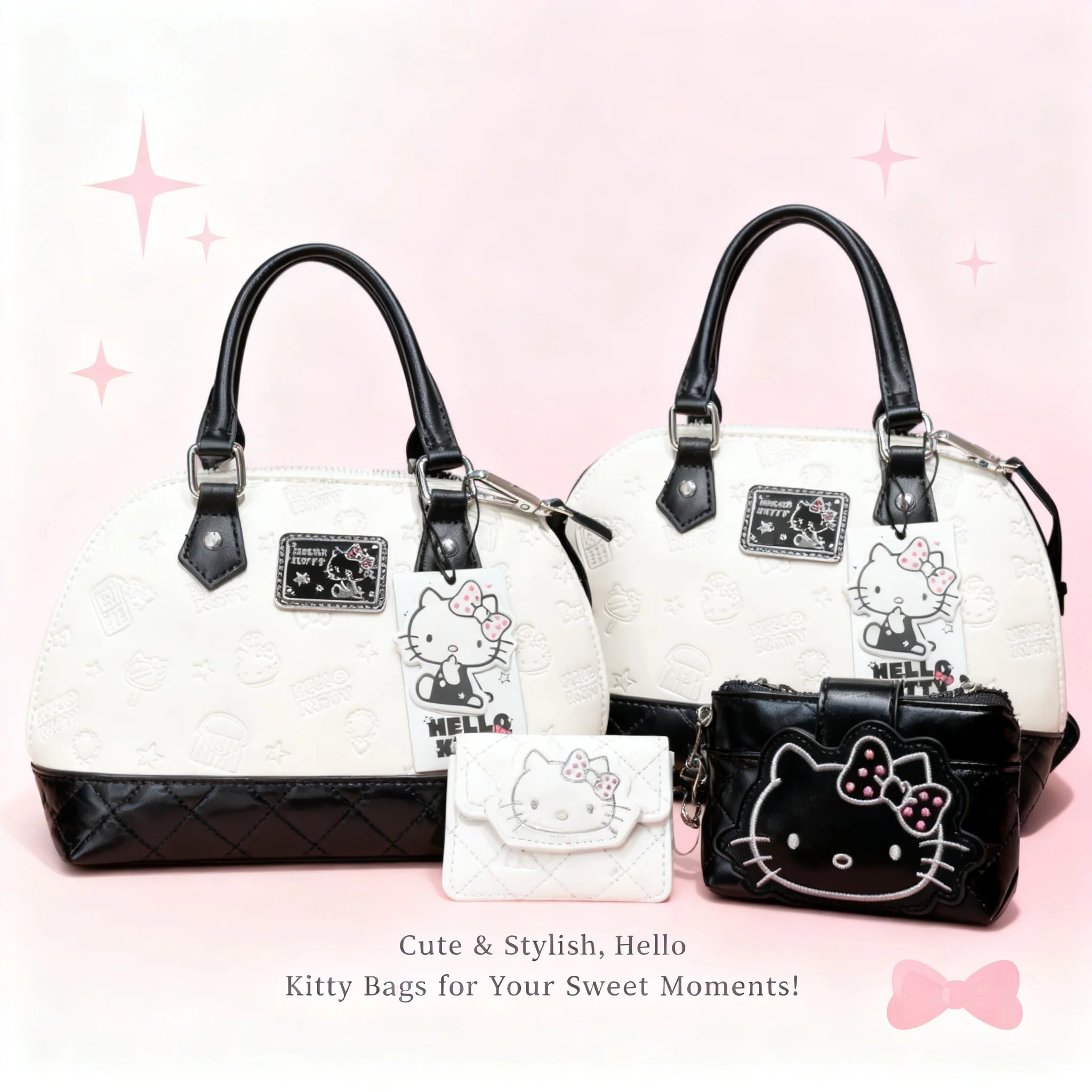 Hello Kitty Kawaii Shoulder Bag – Cute Fashion Handbag for Girls & Women