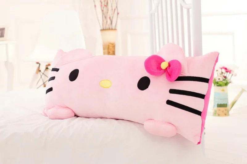 Big Size Hello Kitty Back Cushion – Soft Long Pillow for Sofa, Bed & Home Decor