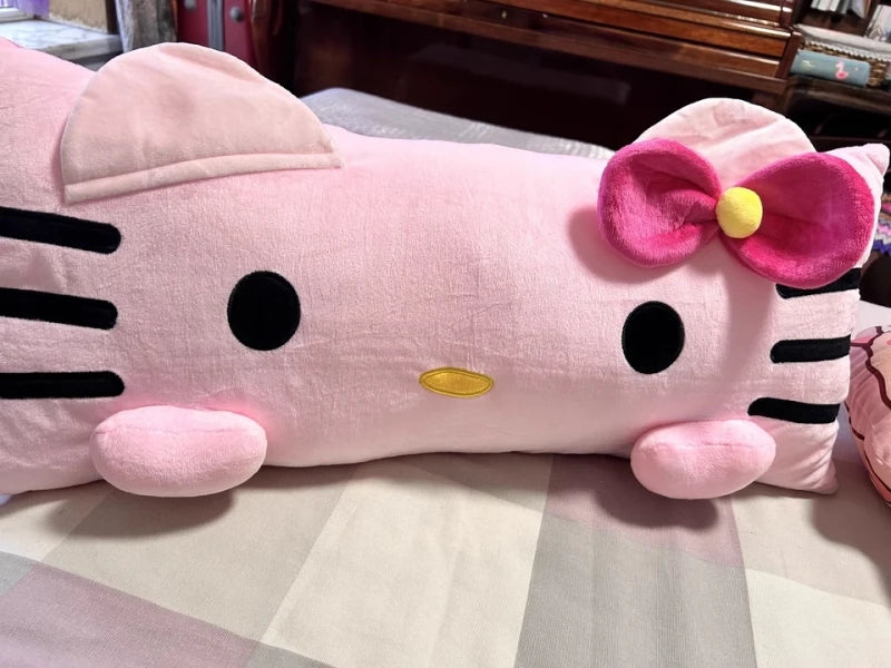 Big Size Hello Kitty Back Cushion – Soft Long Pillow for Sofa, Bed & Home Decor