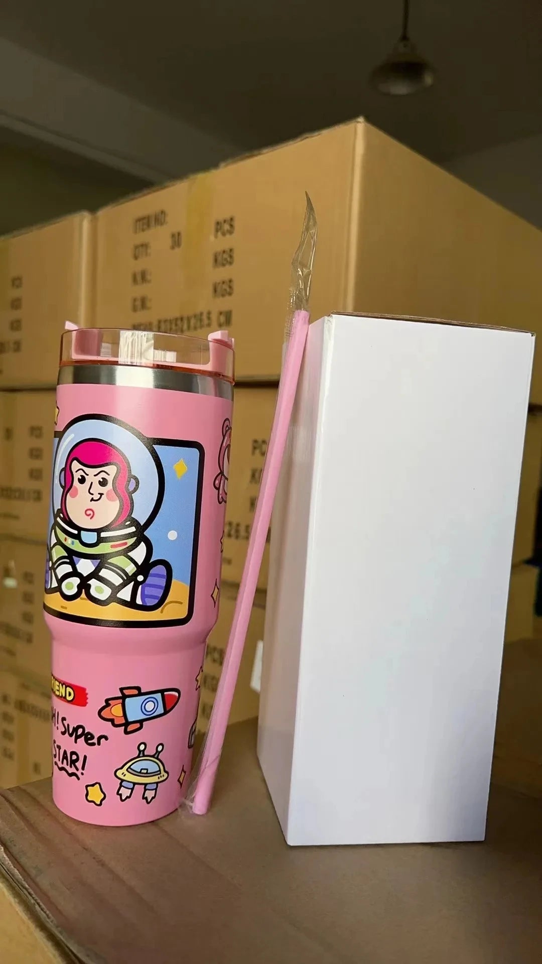 Kawaii Hello Kitty 900ML Thermos Cup Anime Sanrio Kuromi Cinnamoroll High Capacity Car Cup 304 Stainless Steel Vacuum Coffee Cup