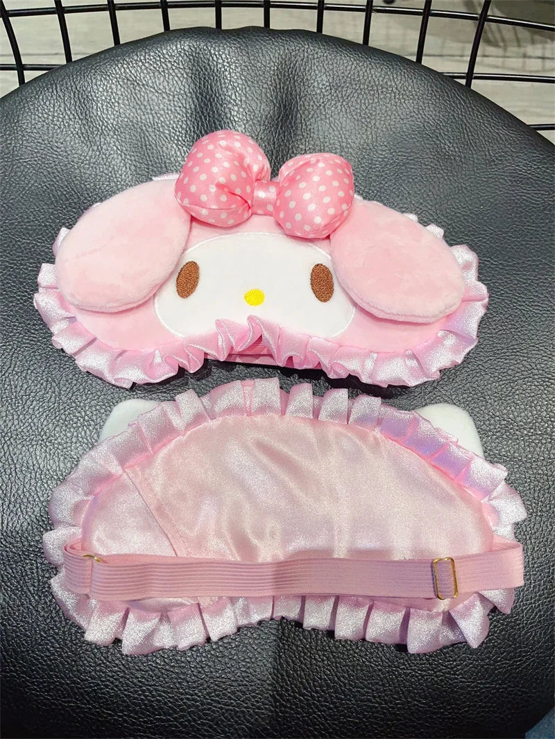 My Melody Cartoon Sleep Eye Mask – Kawaii Japanese Style Comfortable Blindfold for Sleeping