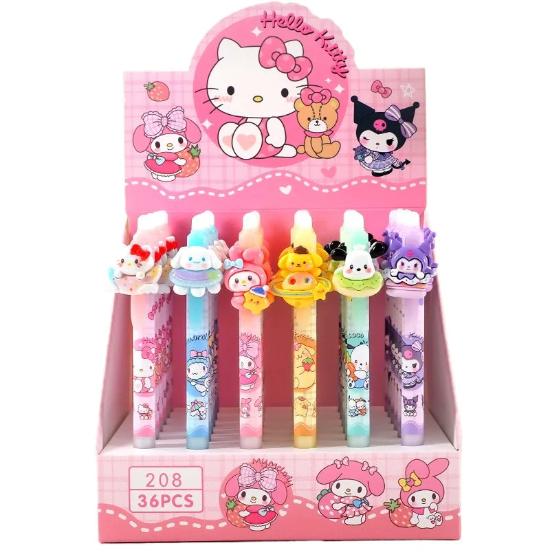 Title

6/36Pcs Sanrio Kuromi Erasable Gel Pens – Cute 0.5mm Blue Ink Neutral Pens – Kawaii Stationery for School, Office & Gifts