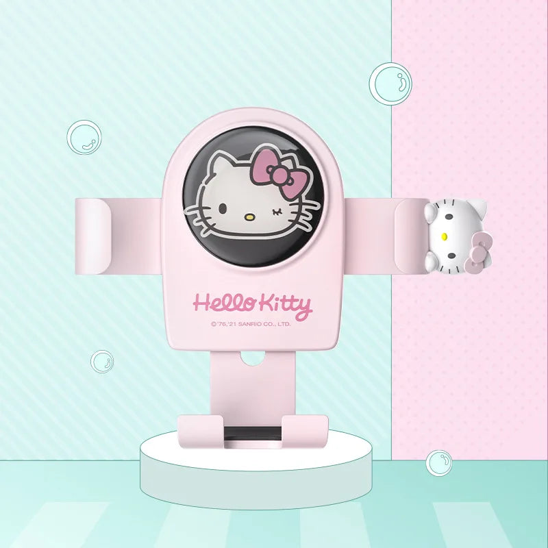 Hello Kitty Car Phone Mount – Cute Kawaii Air Vent Mobile Holder for Navigation & Hands-Free Driving