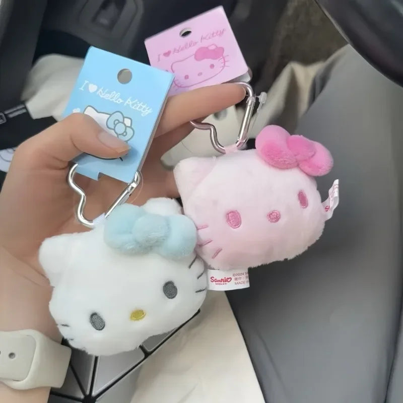 Hello Kitty Plush Keychain – 7cm Kawaii Cartoon Doll Pendant for Bags, Backpacks & Keys