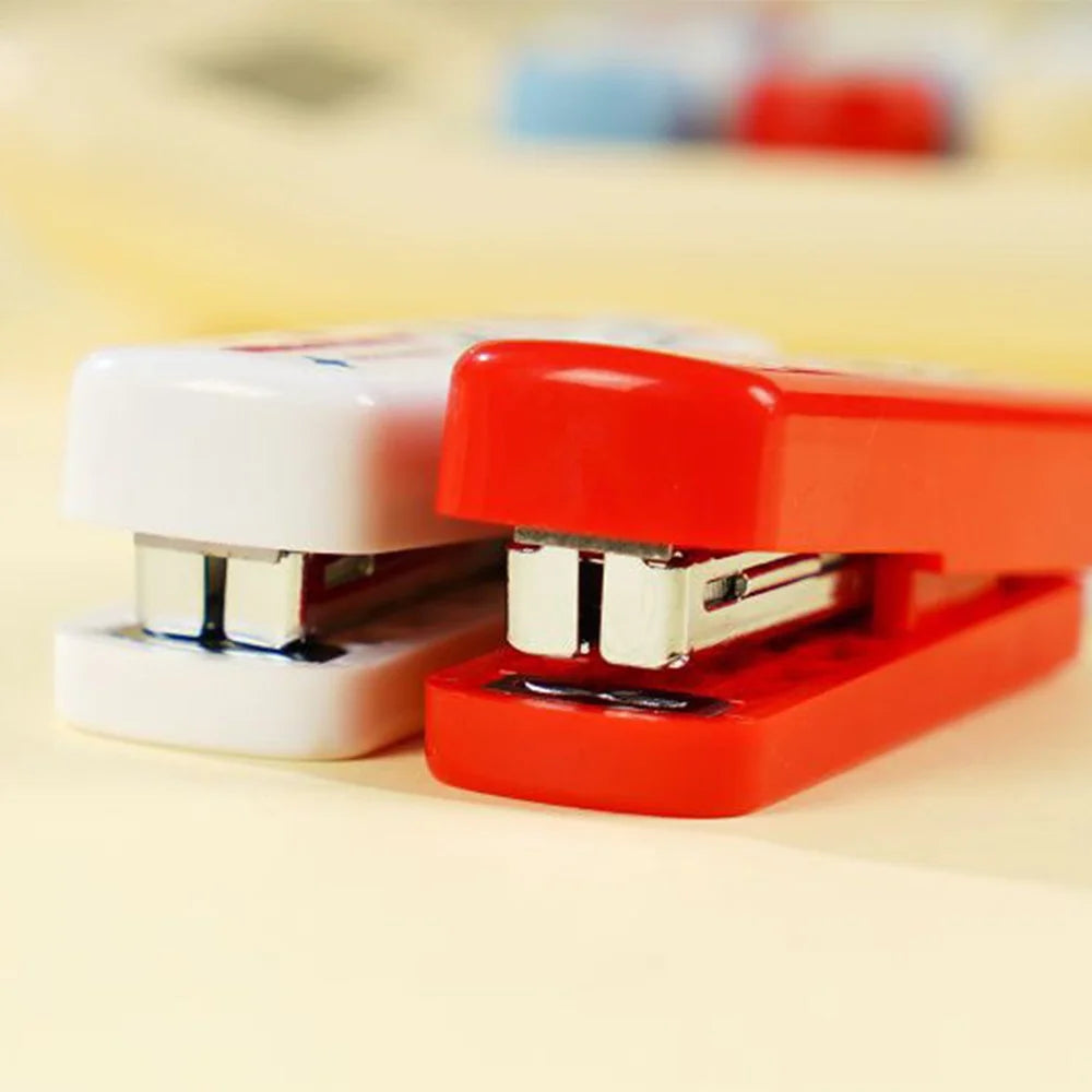 Hello Kitty Stapler Kit – Portable Mini Stapler with Staples – Cute School & Office Paper Binding Stationery Gift