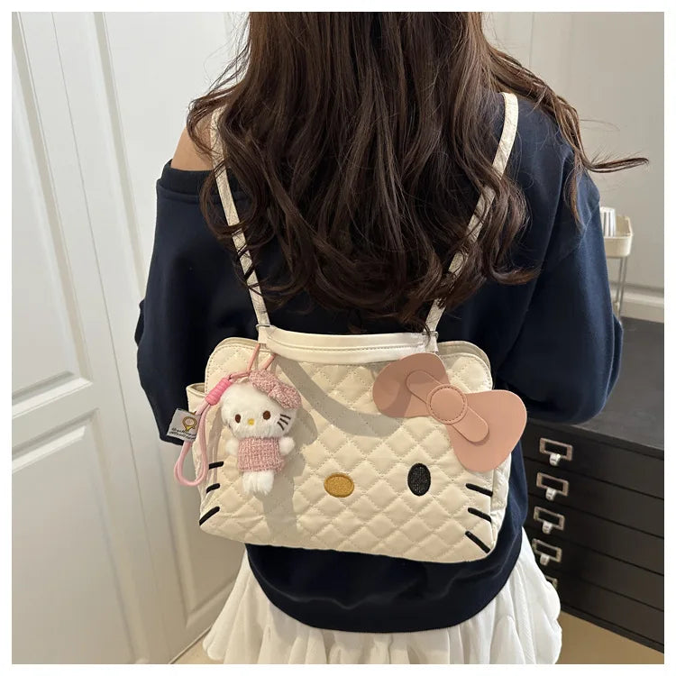 Hello kitty Backpack – Large Capacity Multifunctional Women’s Crossbody Commute Handbag