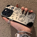 Lovely Lines Hello Kitty Phone Case for IPhone 17 16 15 14 13 12 11 Pro Max Plus 17 Air 16E X XR XS Max Shockproof Back Cover