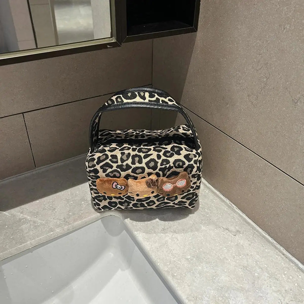 Cute Kitty Bucket Bag for Women – Fashion Crossbody Handbag for Autumn & Winter