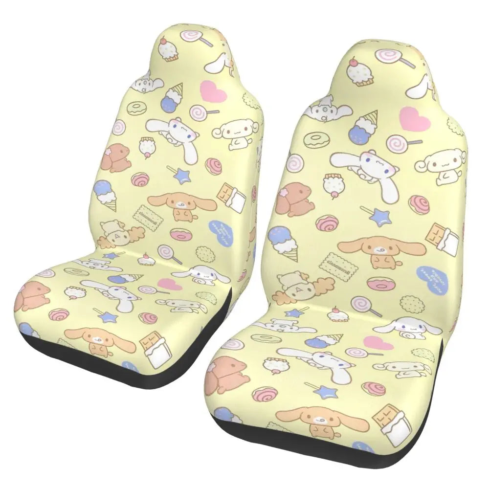 Hello Kitty Universal Car Seat Cover – Waterproof Kawaii Cartoon Seat Protector for Cars, SUVs & Trucks