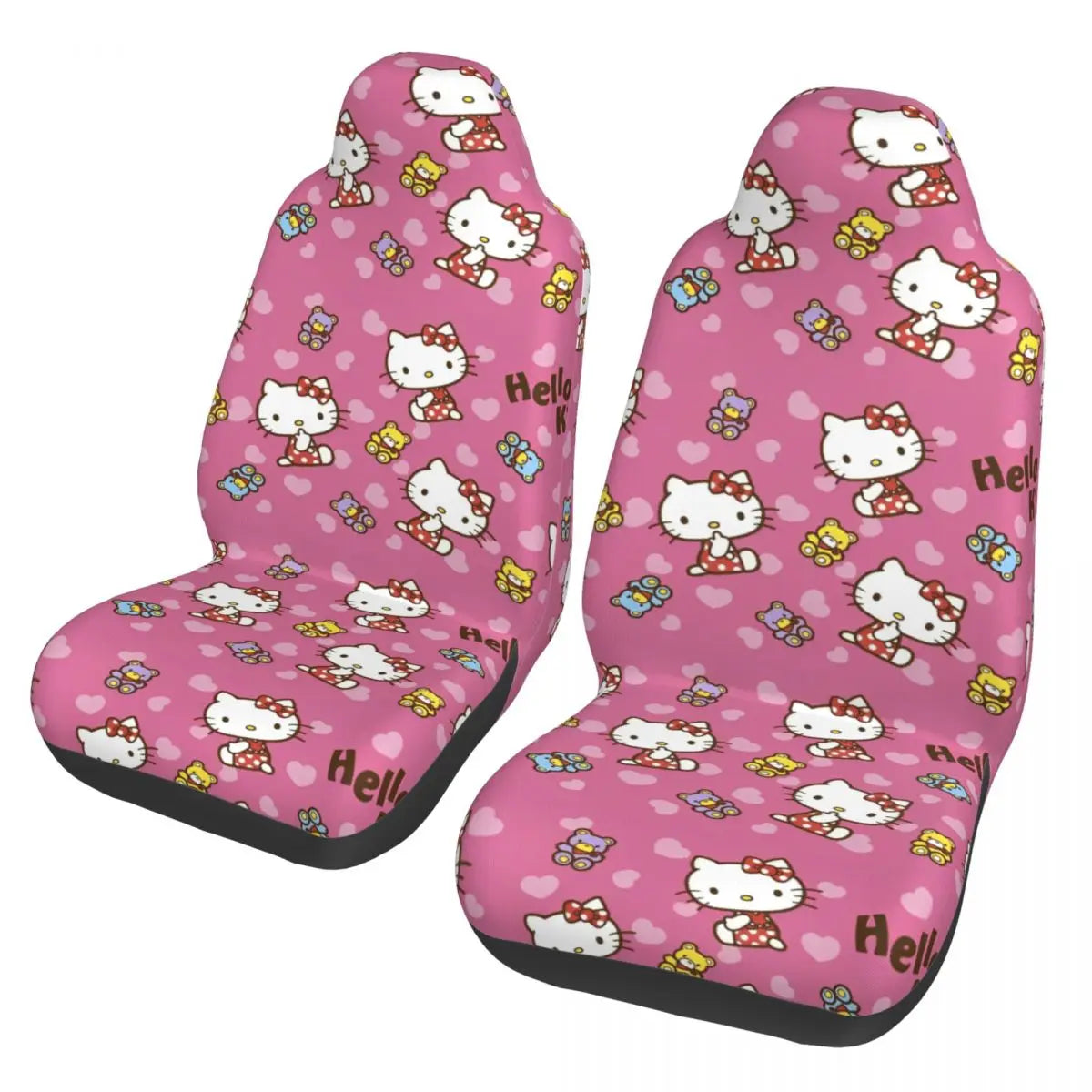 Hello Kitty Universal Car Seat Cover – Waterproof Kawaii Cartoon Seat Protector for Cars, SUVs & Trucks