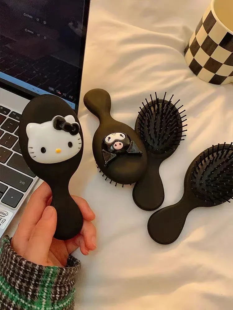 Hello Kitty Air Cushion Hair Brush – Cute Portable Detangling & Styling Comb for Girls