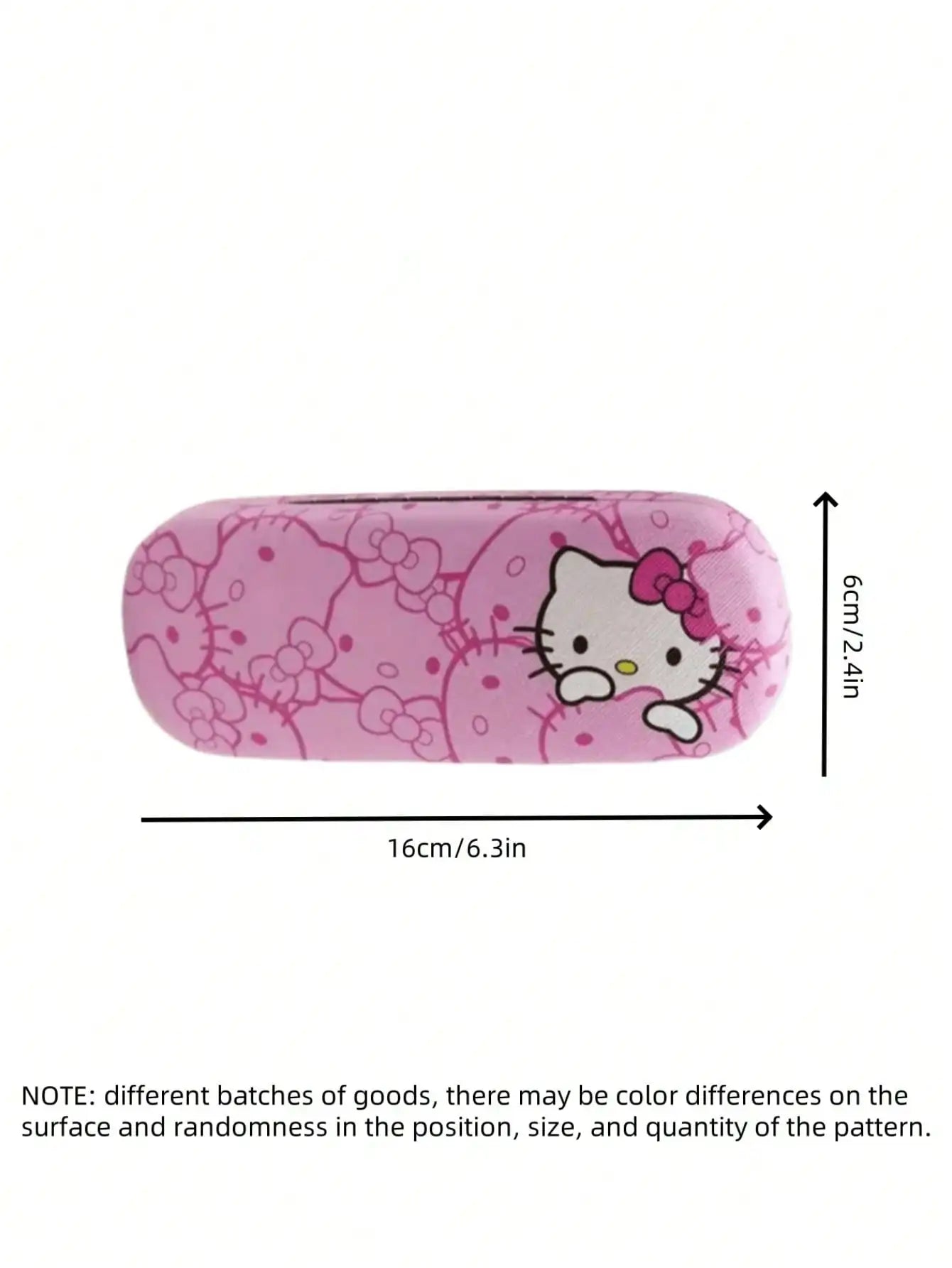 3pcs Hello Kittys glasses case and cloth Pink cat head design Soft microfiber Used to clean and put  glasses, mobile phones