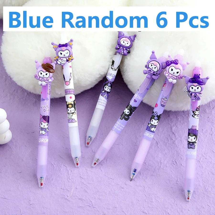 Title

6/36Pcs Sanrio Kuromi Erasable Gel Pens – Cute 0.5mm Blue Ink Neutral Pens – Kawaii Stationery for School, Office & Gifts