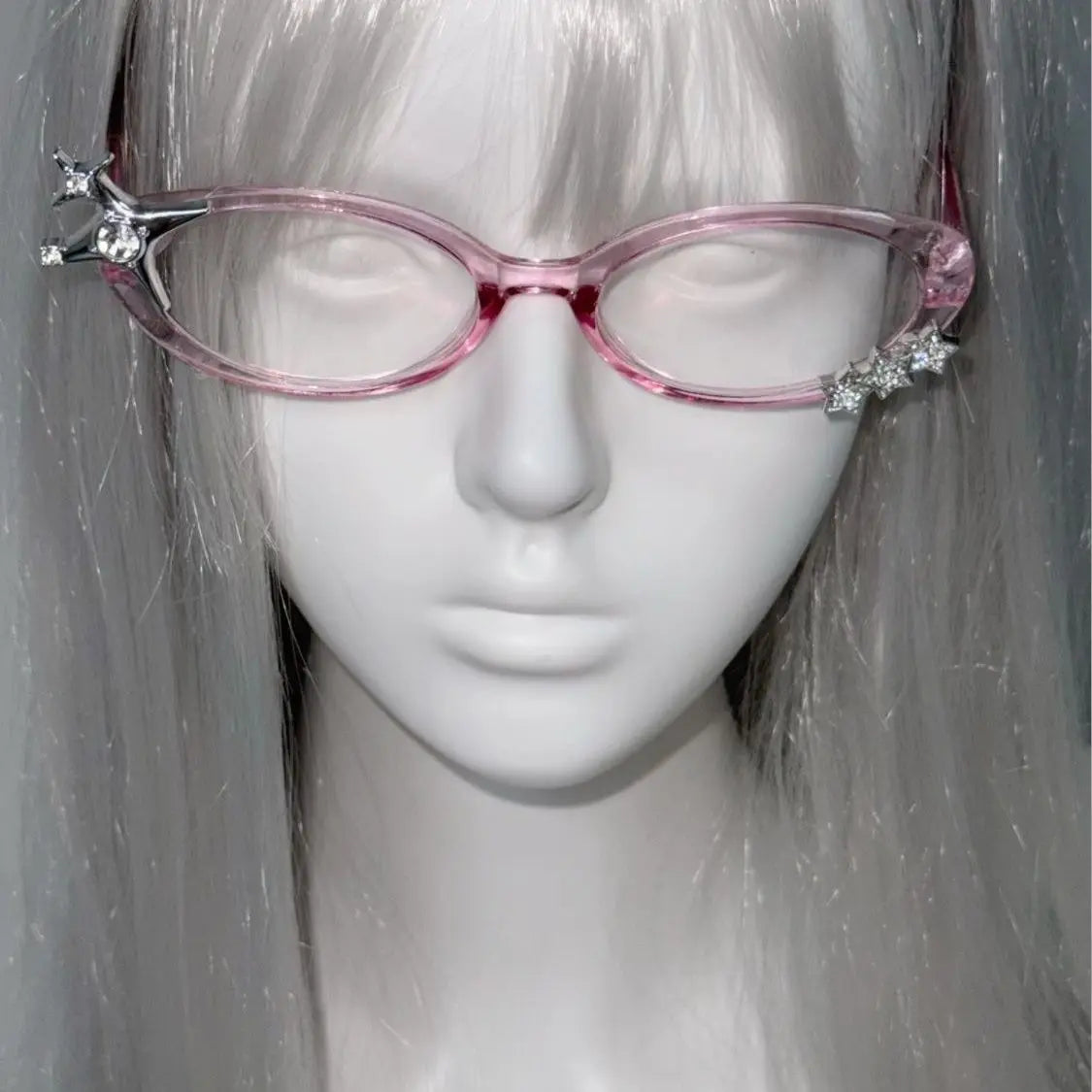 Hello Kitty Glasses Fashion Trend Personality Take Pictures Decorative Glasses Originality Cartoon Subculture Y2k Eyeglass Frame