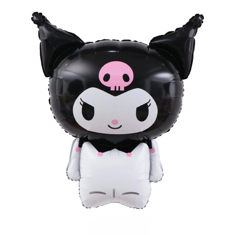 1Set New Cartoon Cute Kitty Cat Balloons My Melody Anime Balloons for Kids' Happy Birthday Party Decorations Anniversary Gifts