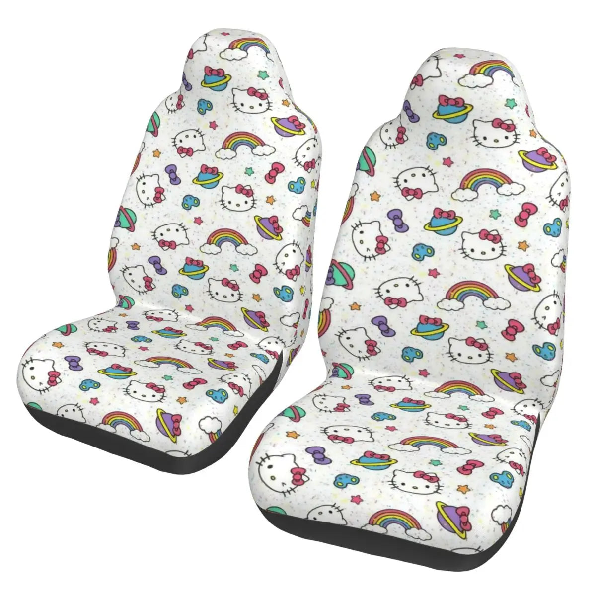 Hello Kitty Star Car Seat Cover – Universal All-Season Seat Protector for Cars, SUVs & Trucks
