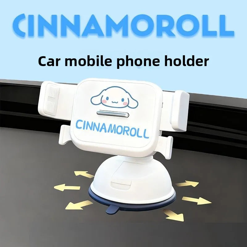 Hello Kitty Car Phone Holder – Cute Kawaii Air Vent Mount for Navigation & Hands-Free Driving