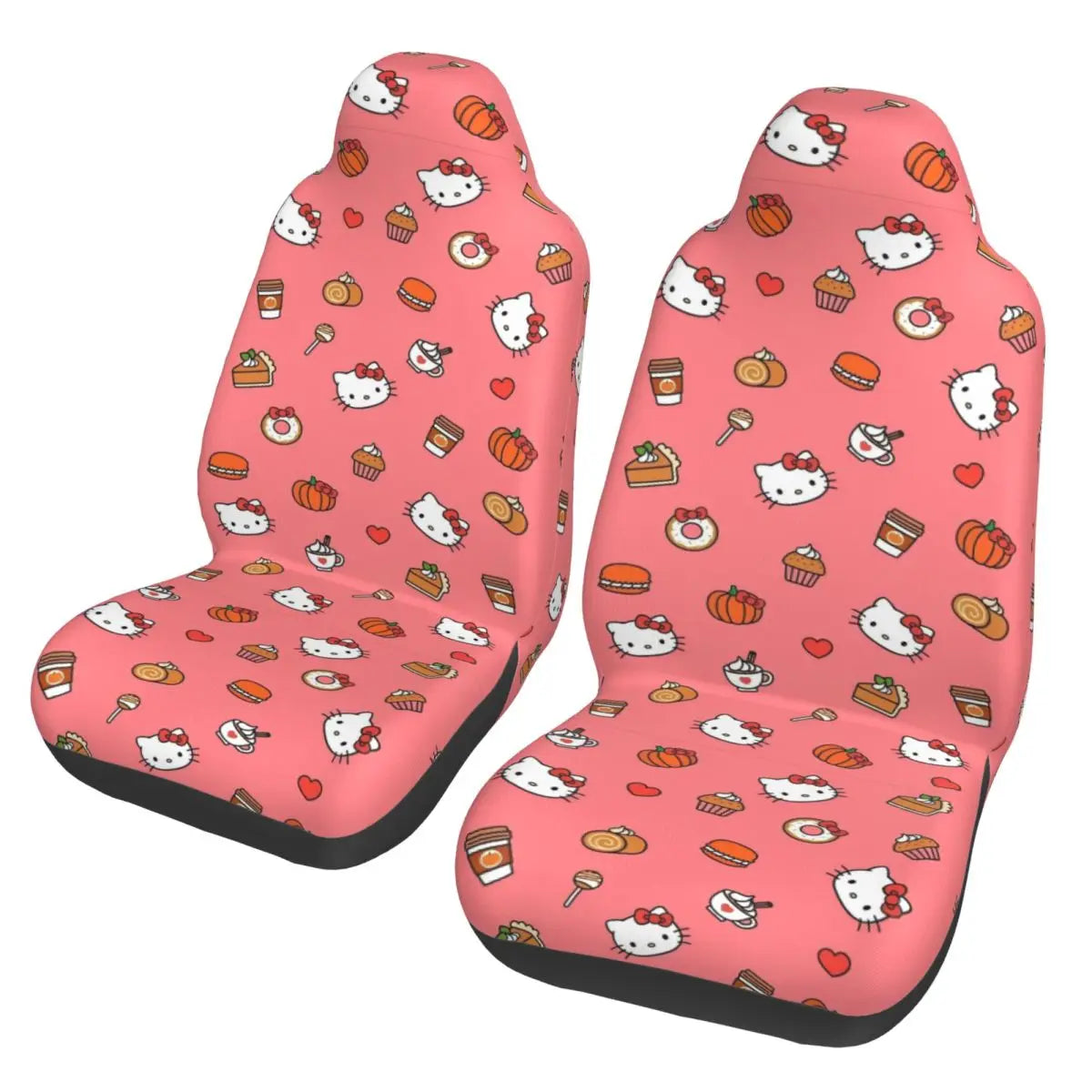Hello Kitty Universal Car Seat Cover – Waterproof Kawaii Cartoon Seat Protector for Cars, SUVs & Trucks