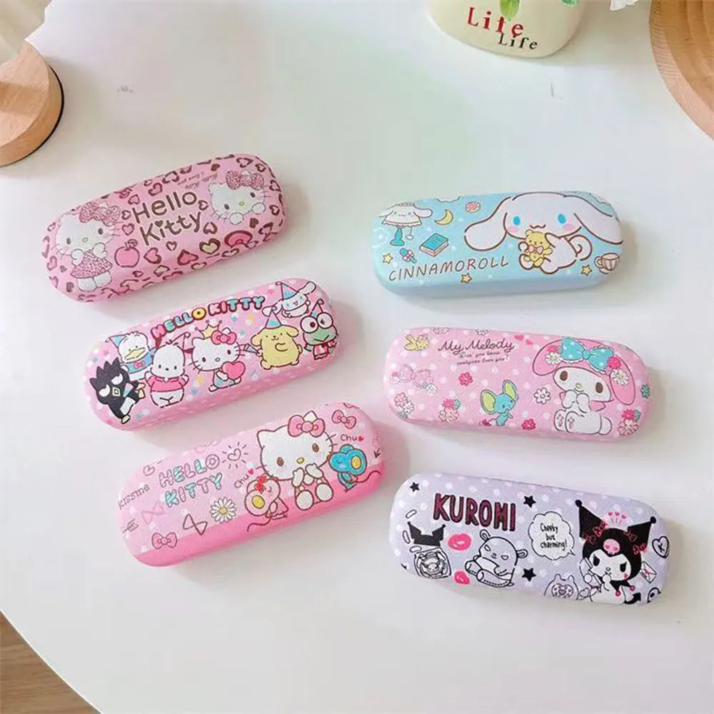 Hello Kitty Glasses Storage Case – Cute Kawaii Protective Eyewear Box for Women & Girls