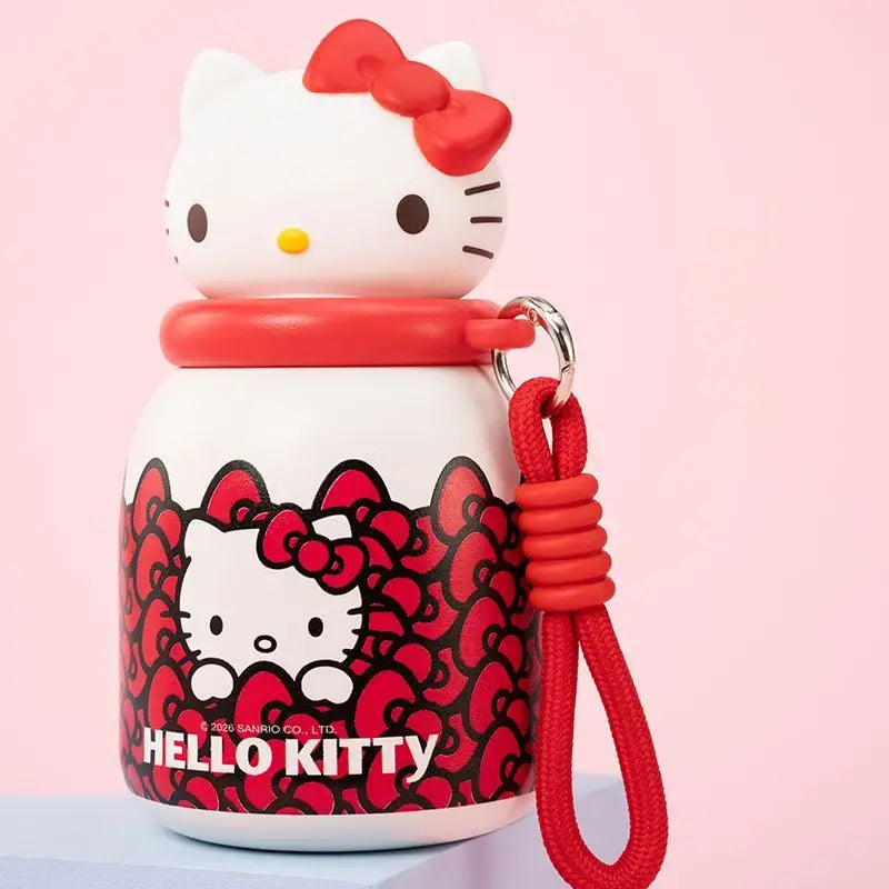Hello Kitty Red Series 316 Stainless Steel Thermos Cup – Cute Insulated Water Bottle for Women & Students