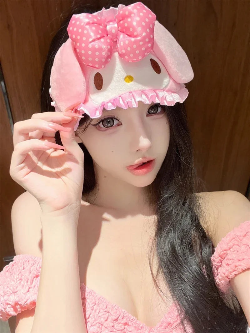 My Melody Cartoon Sleep Eye Mask – Kawaii Japanese Style Comfortable Blindfold for Sleeping