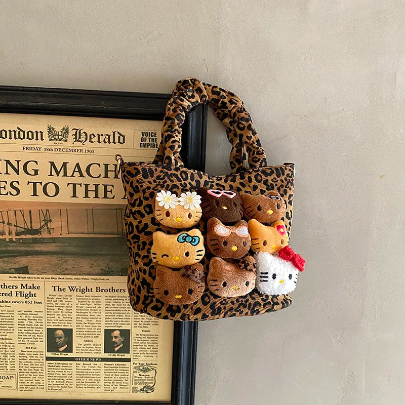 Cute Kitty Bucket Bag for Women – Fashion Crossbody Handbag for Autumn & Winter
