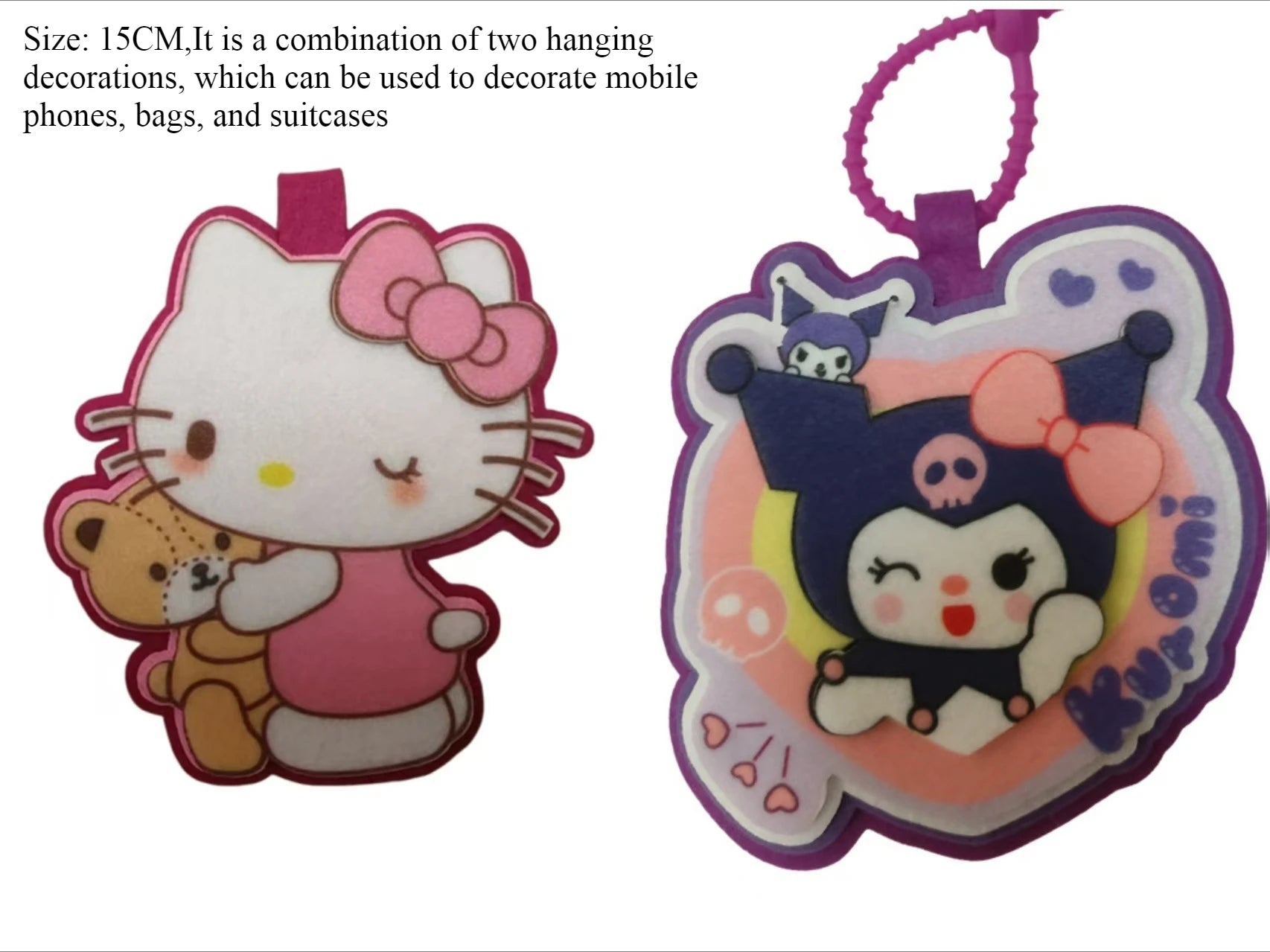Sanrio Kitty Bucket Bag Portable Handbag Canvas Bag Cute Lunch Bag Handbag