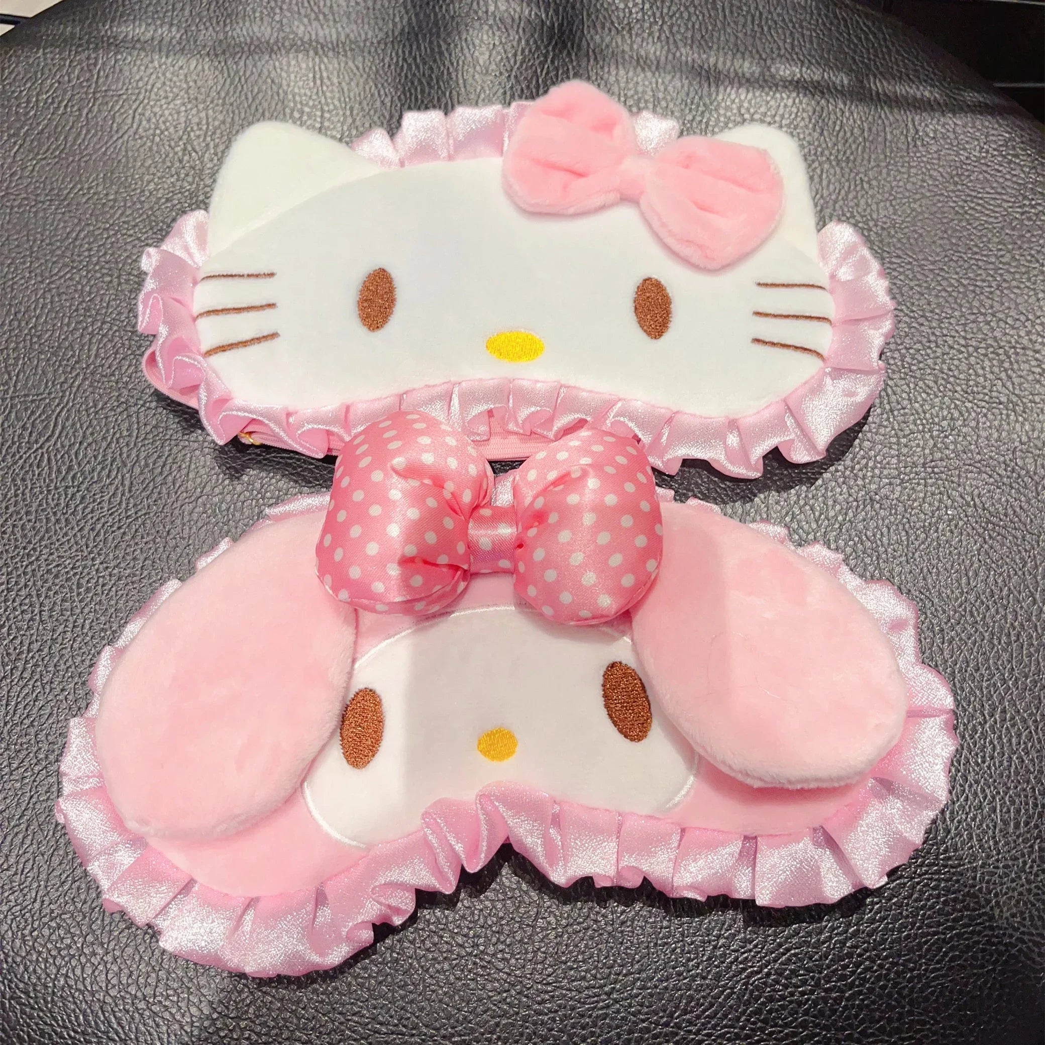 Cartoon My Melody Blindfold Cat Kawaii Eye Mask Comfortable Sleeping Blindfolds Japanese Style Eyeshade Girl