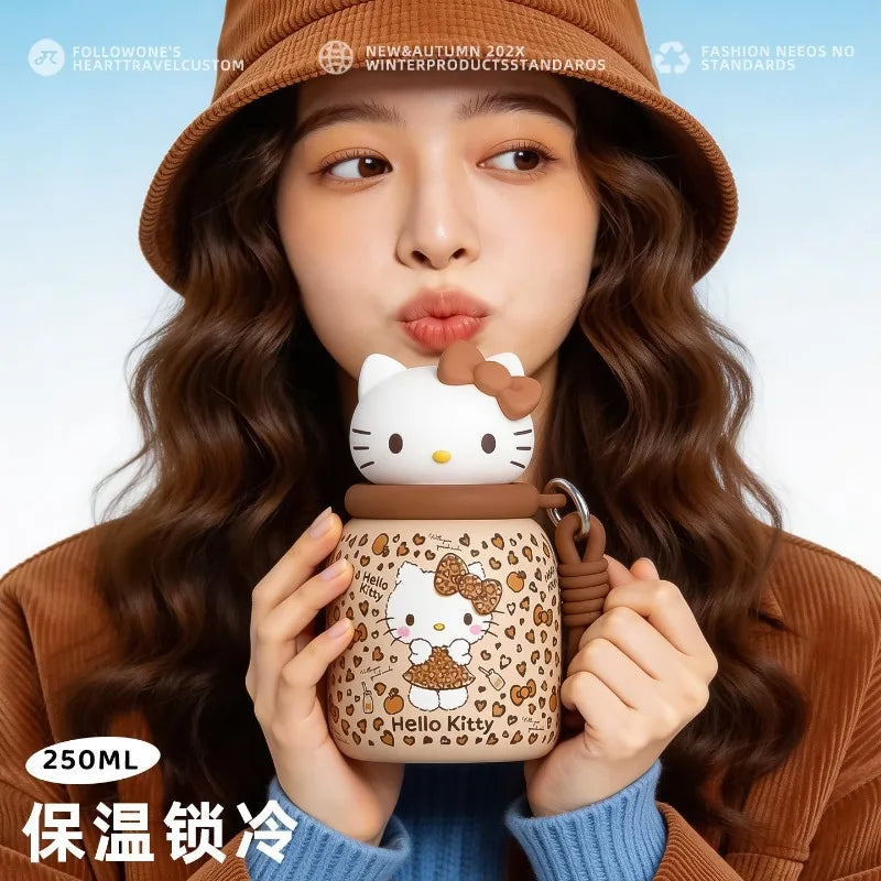 Sanrio Hello Kitty Bestie Sweethearts Birthday Gift Practical Water Cup Ice Bully Cup Lovable Fashion Send A Friend Away Cartoon