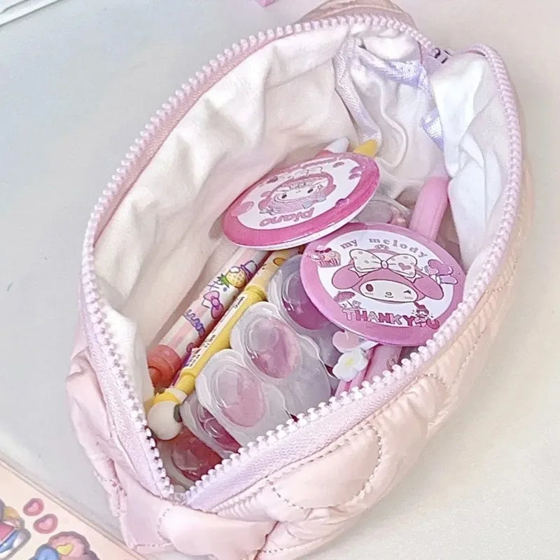 Hello Kitty Pen Bag – Cute Cartoon Stationery & Makeup Storage Pouch for Students