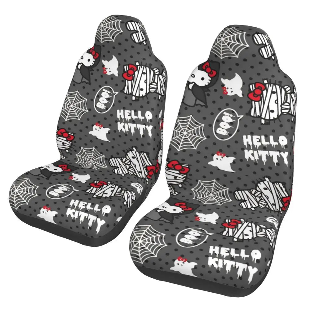 Hello Kitty Universal Car Seat Cover – Waterproof Kawaii Cartoon Seat Protector for Cars, SUVs & Trucks
