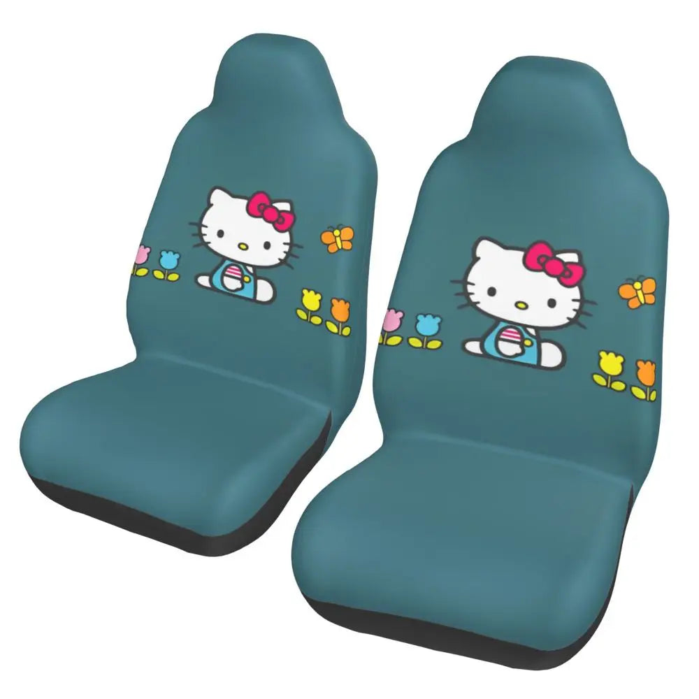 Hello Kitty Star Car Seat Cover – Universal All-Season Seat Protector for Cars, SUVs & Trucks
