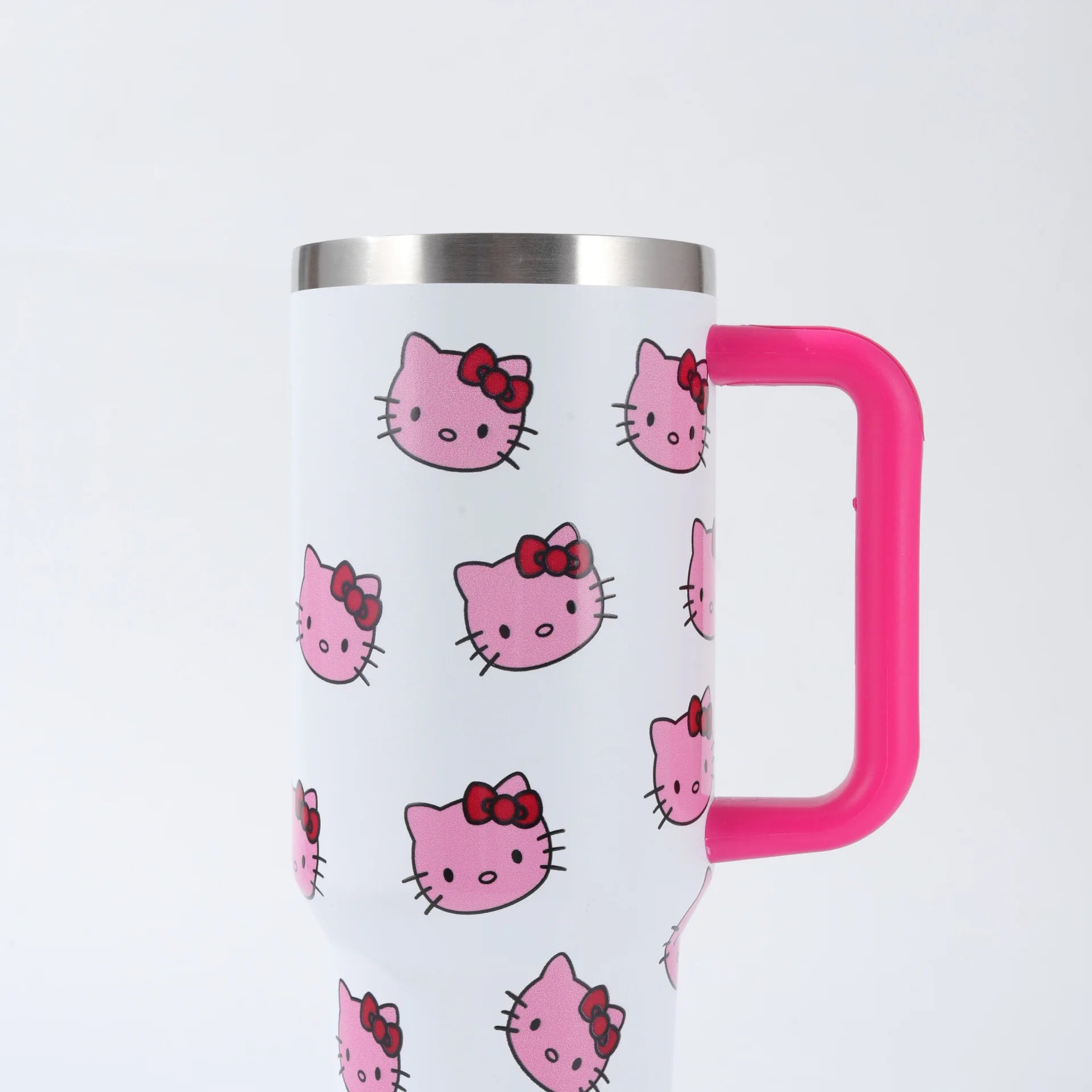New 40oz Hello Kitty Insulated Tumbler – Stainless Steel Vacuum Thermal Water Bottle – Large Capacity Travel Flask for Women & Men