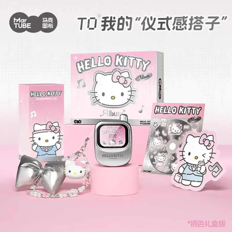 Hello Kitty Wireless Bluetooth Earphones Intelligent Touch Screen Anime Peripheral Creative Gift High Quality Noise Reduction