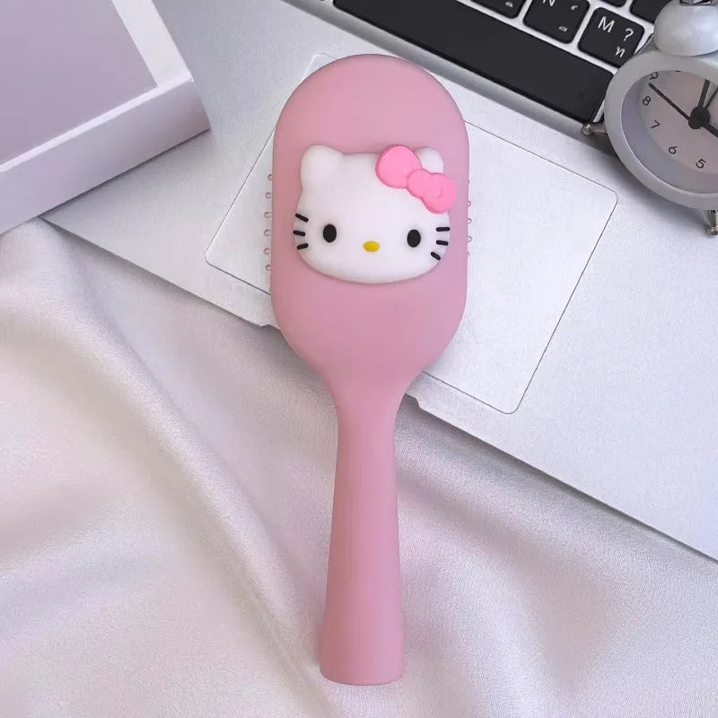 Hello Kitty Air Cushion Comb – Portable Cartoon Anti-Tangle Hair Brush – Wet & Dry Scalp Massage Comb for Hair Care & Daily Use