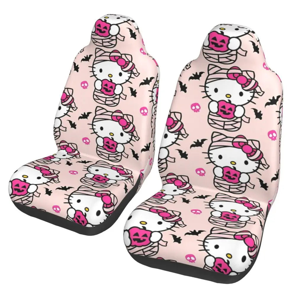 Hello Kitty Universal Car Seat Cover – Waterproof Kawaii Cartoon Seat Protector for Cars, SUVs & Trucks