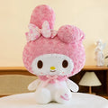 35cm Sanrio Hello Kitty Kawaii Rose My Melody Plush Toy Anime Cartoon Anime Big Size Soft Stuffed Doll Pillow Kids Birthday Gift