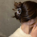 Hello Kitty Crystal Shark Hair Clip – Sparkling Rhinestone Hair Claw for Women & Girls