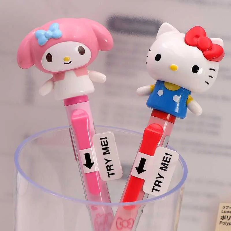 Hello Kitty Pen Retractable Ballpoint Pen Cute Cartoon Pen Smooth Writing Ballpoint Pen Student Gift Christmas Gift