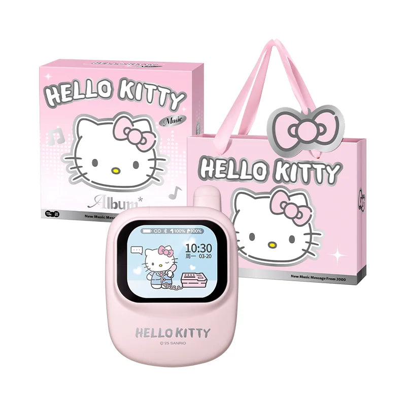 Hello Kitty Wireless Bluetooth Earphones Intelligent Touch Screen Anime Peripheral Creative Gift High Quality Noise Reduction