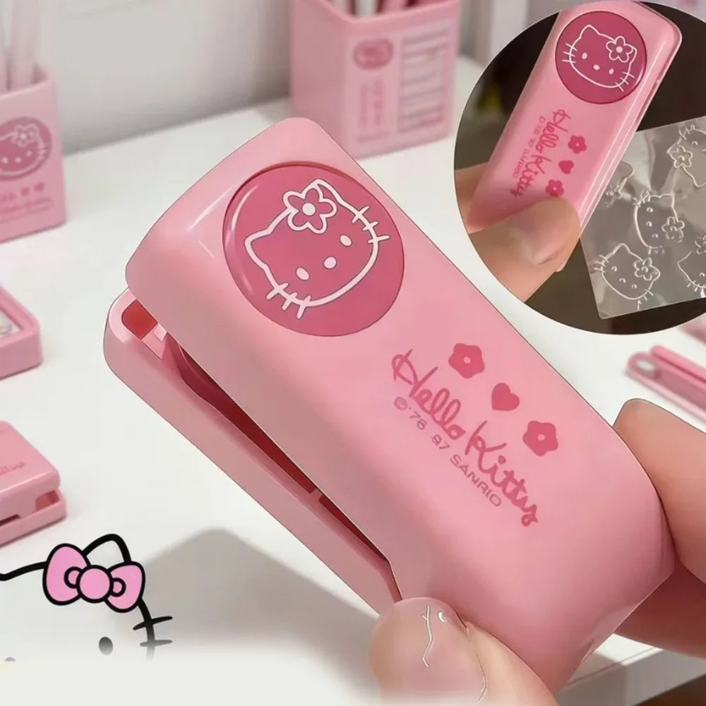 Sanrio Hello Kitty Embosser - Metal Stamping Press Tool for Scrapbooking, Cute Seal Punch Craft Machine
