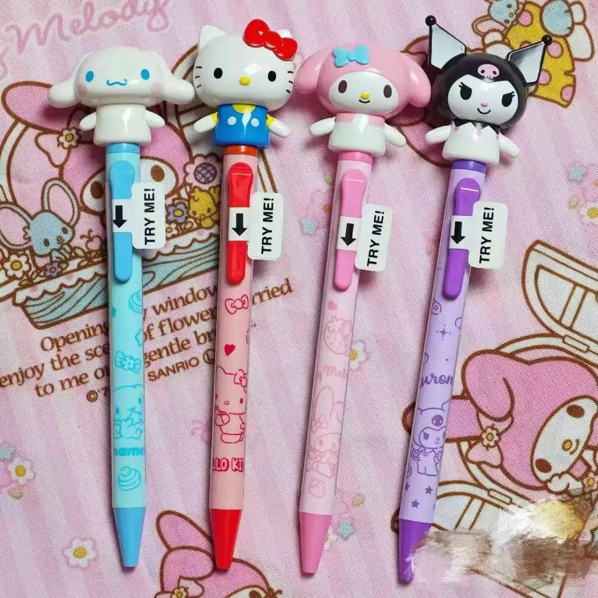Hello Kitty Pen Retractable Ballpoint Pen Cute Cartoon Pen Smooth Writing Ballpoint Pen Student Gift Christmas Gift