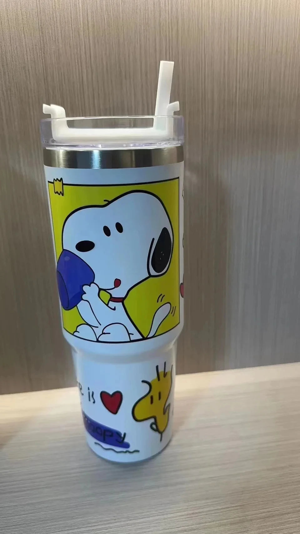 Kawaii Hello Kitty 900ML Thermos Cup Anime Sanrio Kuromi Cinnamoroll High Capacity Car Cup 304 Stainless Steel Vacuum Coffee Cup