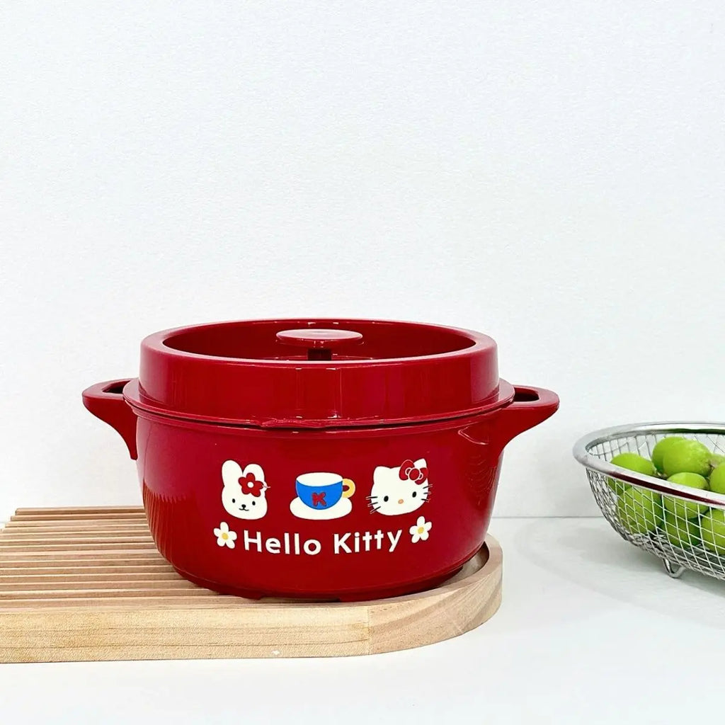 Hello Kitty Anime Lunch Box & Instant Noodle Bowl – PP Microwave-Safe Large Capacity Portable Food Container