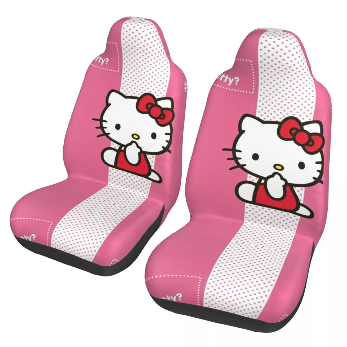 Hello Kitty Universal Car Seat Cover – Waterproof Kawaii Cartoon Seat Protector for Cars, SUVs & Trucks