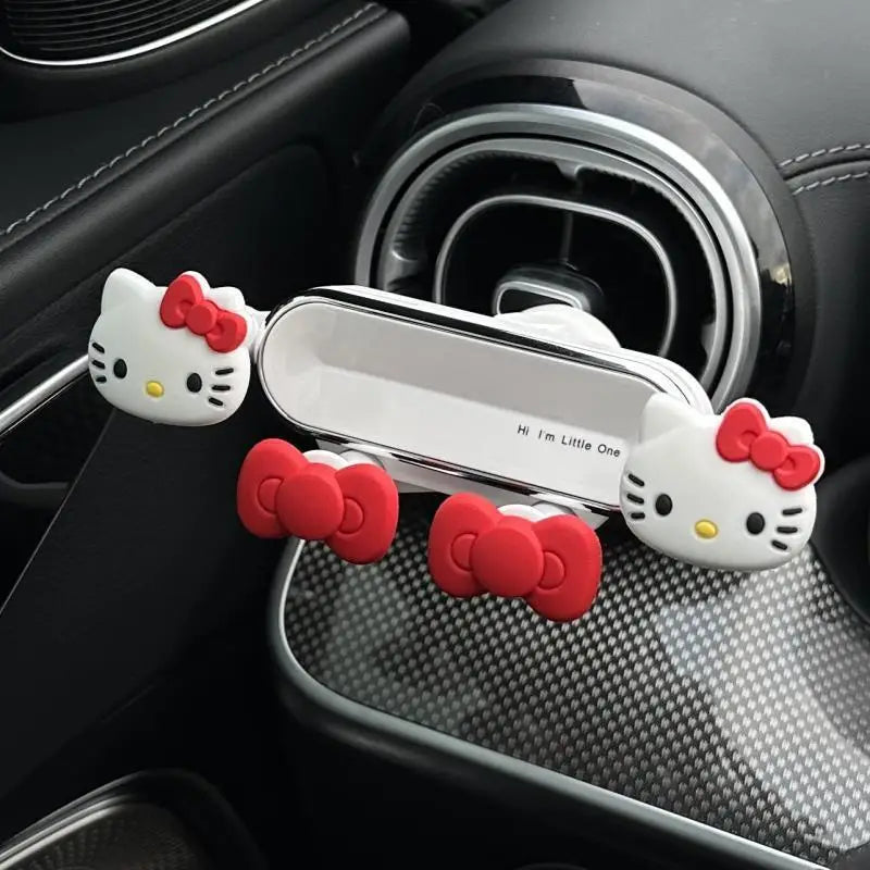 Hello Kitty Car Phone Holder – Cute Kawaii Dashboard & Air Vent Mount for Smartphones