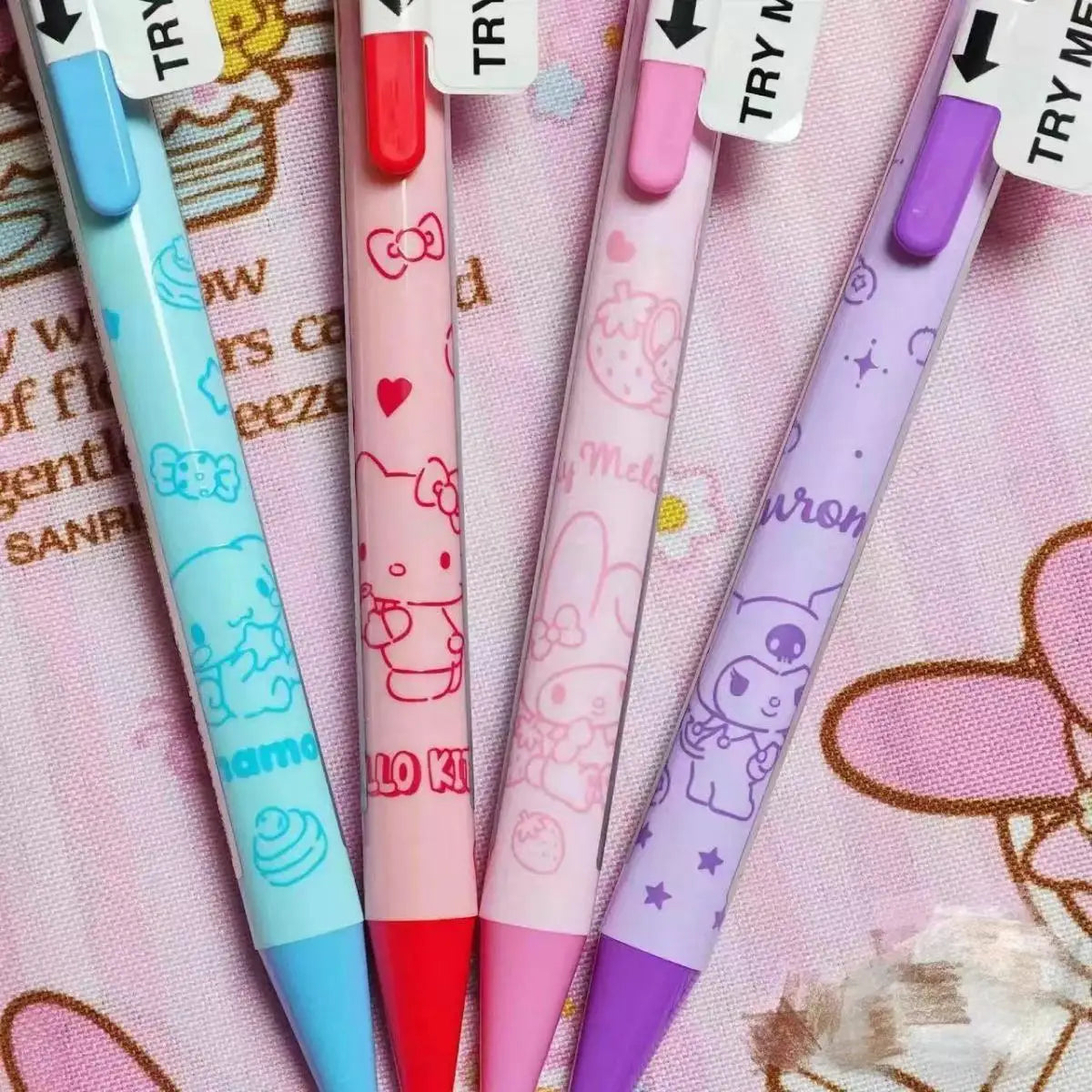 Hello Kitty Pen Retractable Ballpoint Pen Cute Cartoon Pen Smooth Writing Ballpoint Pen Student Gift Christmas Gift