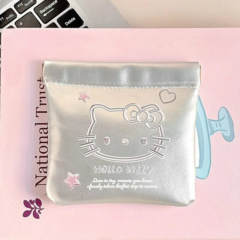 Hello Kitty Organizer Pouch – Portable Makeup, Earphone & Travel Storage Bag