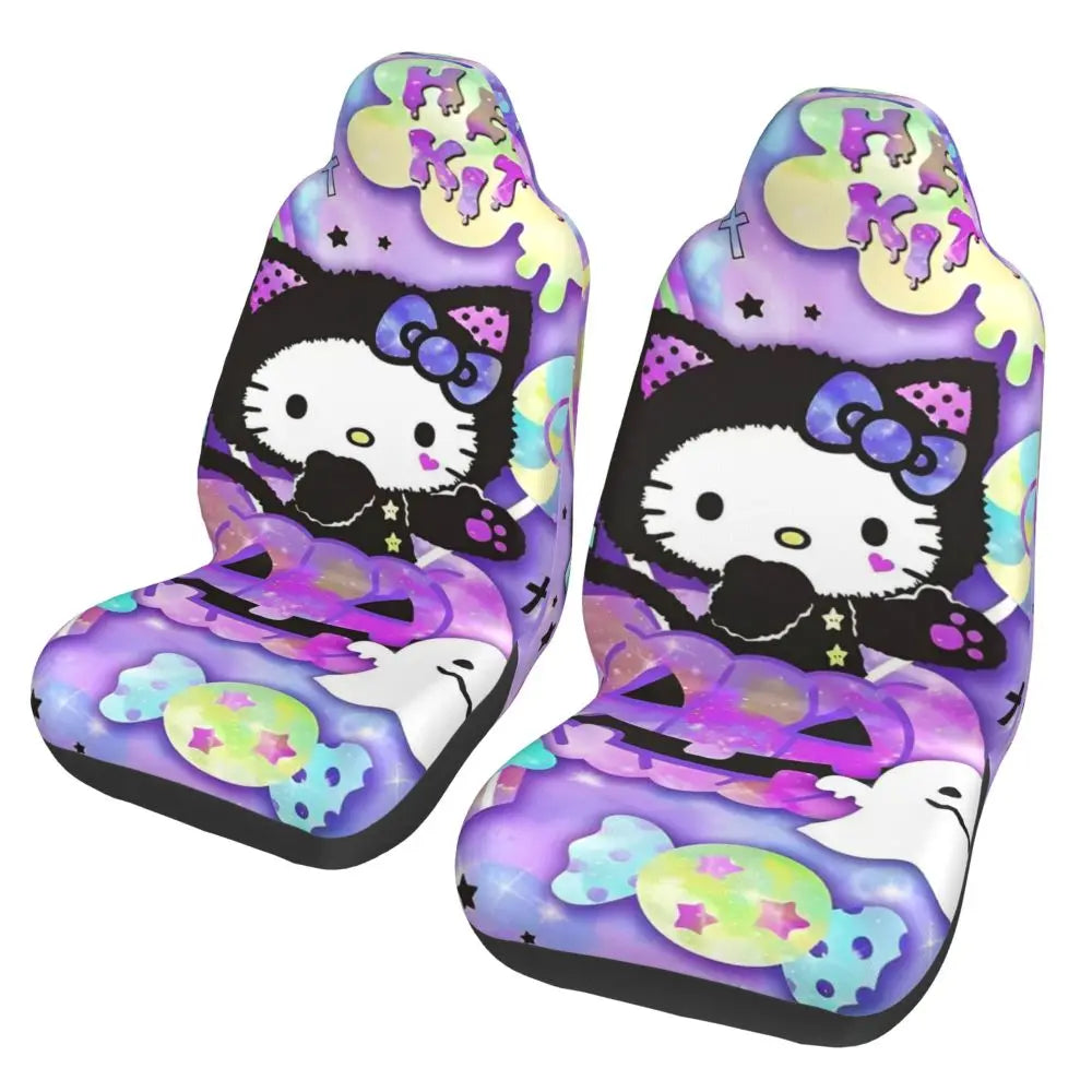 Hello Kitty Universal Car Seat Cover – Waterproof Kawaii Cartoon Seat Protector for Cars, SUVs & Trucks
