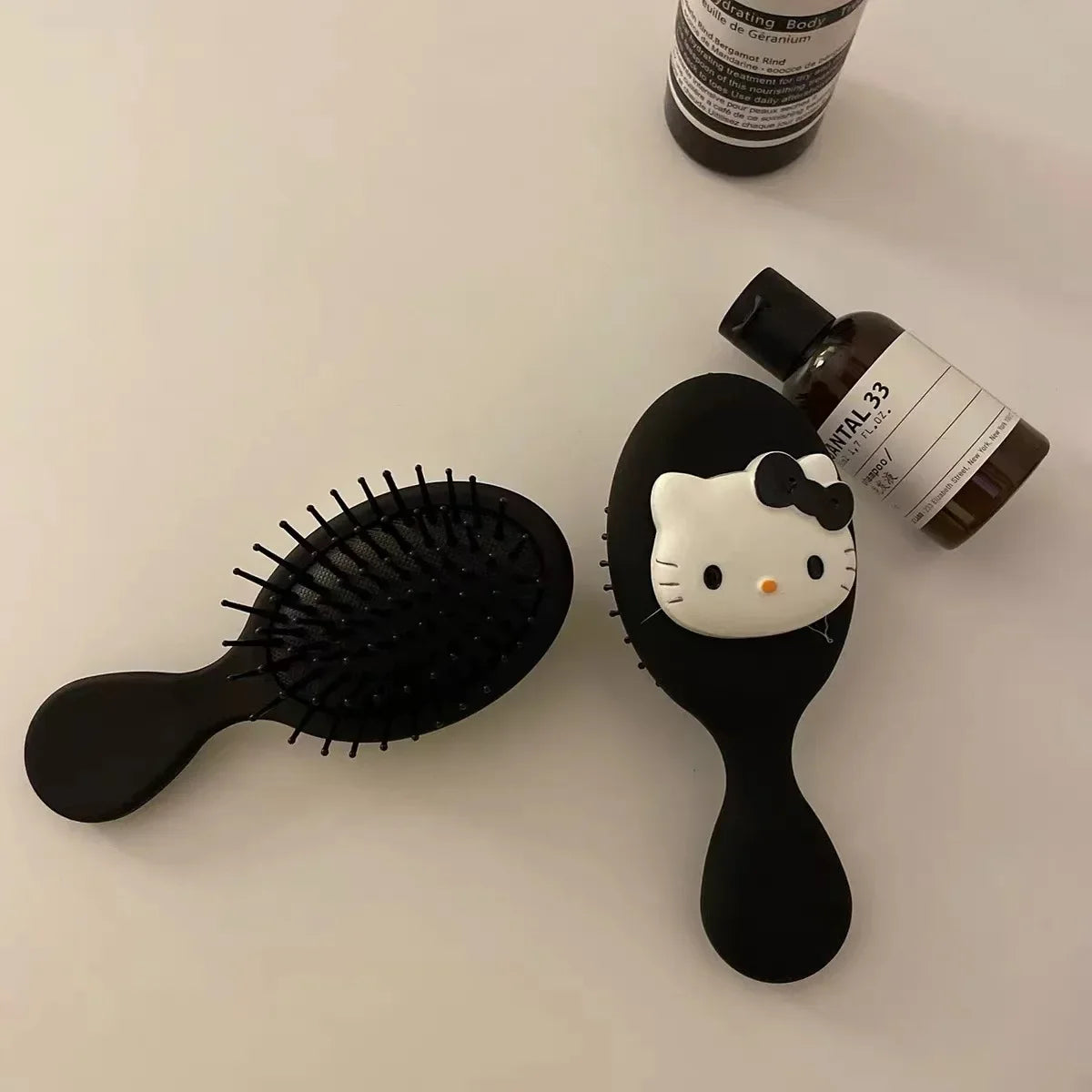 Hello Kitty Air Cushion Hair Brush – Cute Portable Detangling & Styling Comb for Girls